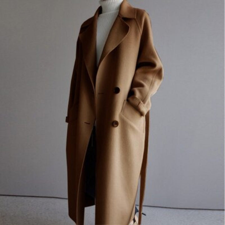 Lily Lange Wollen Trenchcoat