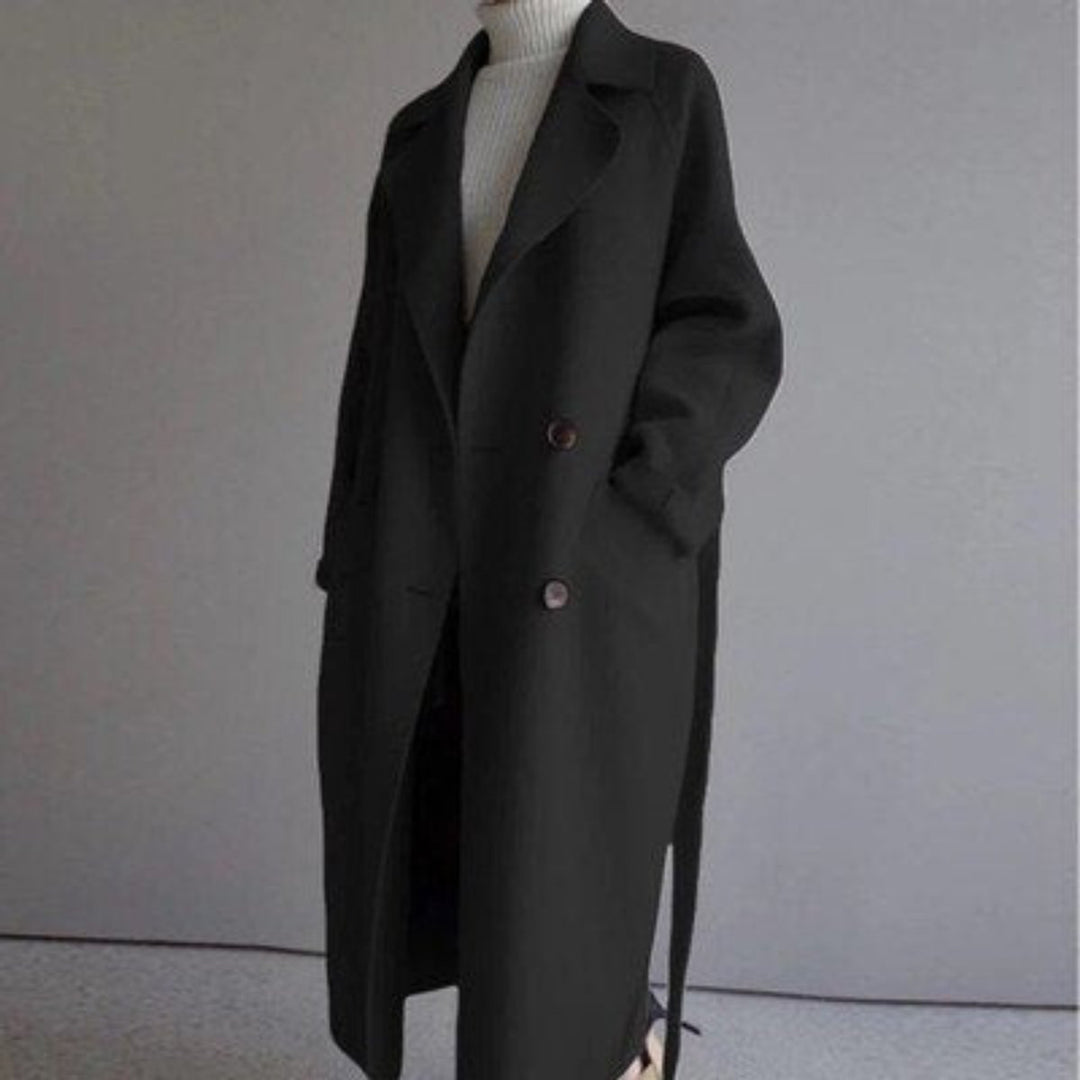 Lily Lange Wollen Trenchcoat