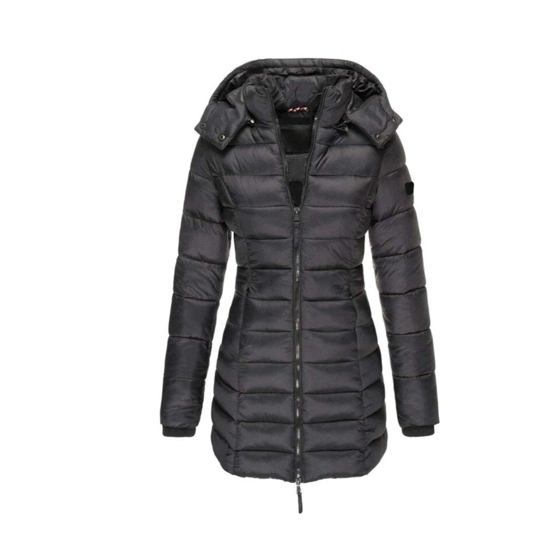 Evelyn Lange Pufferjas met Capuchon