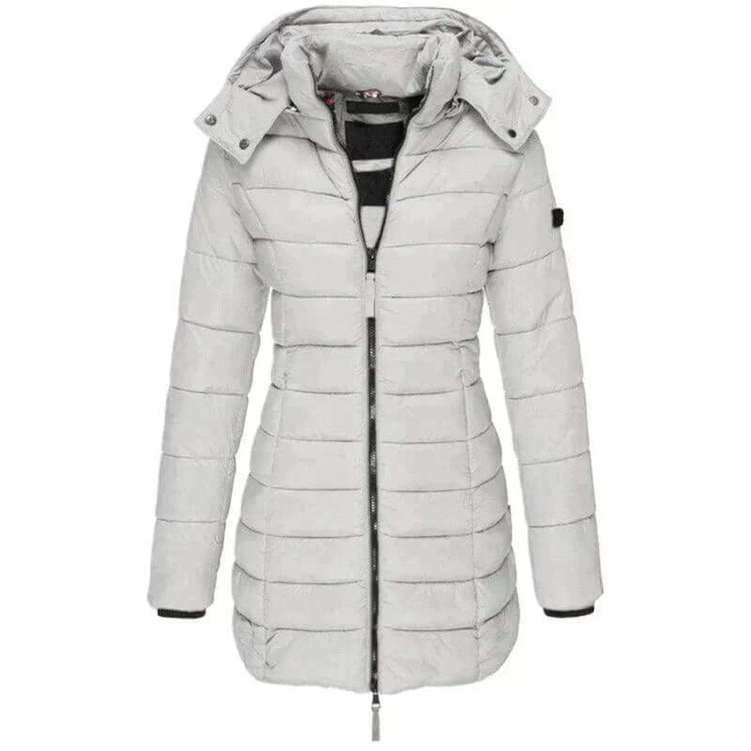 Evelyn Lange Pufferjas met Capuchon