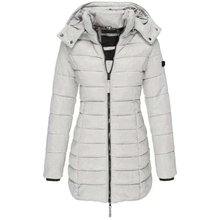 Evelyn Lange Pufferjas met Capuchon