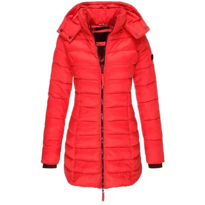 Evelyn Lange Pufferjas met Capuchon