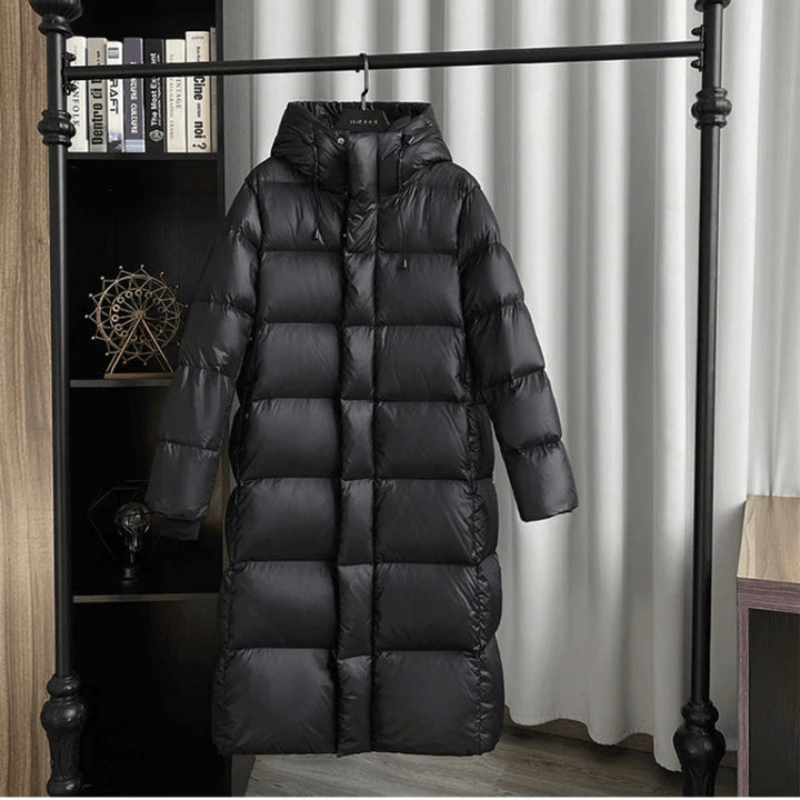 Sienna Lange Pufferjas met Capuchon