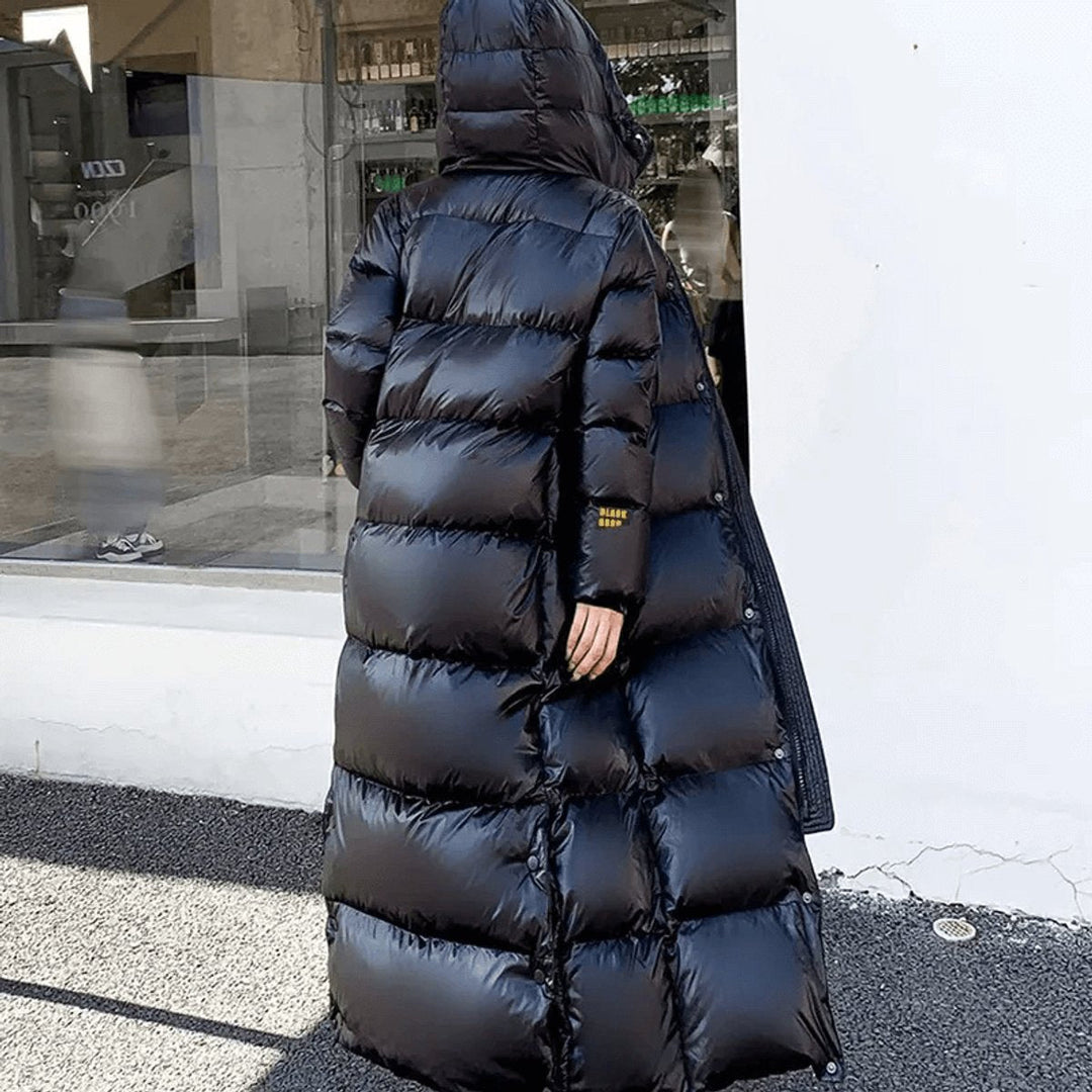 Sienna Lange Pufferjas met Capuchon