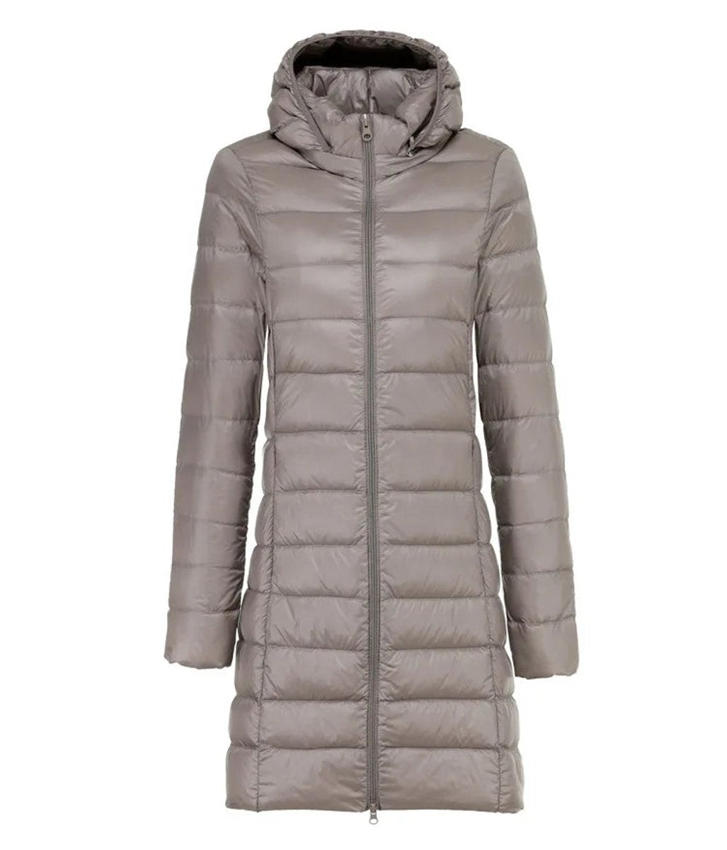 Olivia Lange Pufferjas met Capuchon