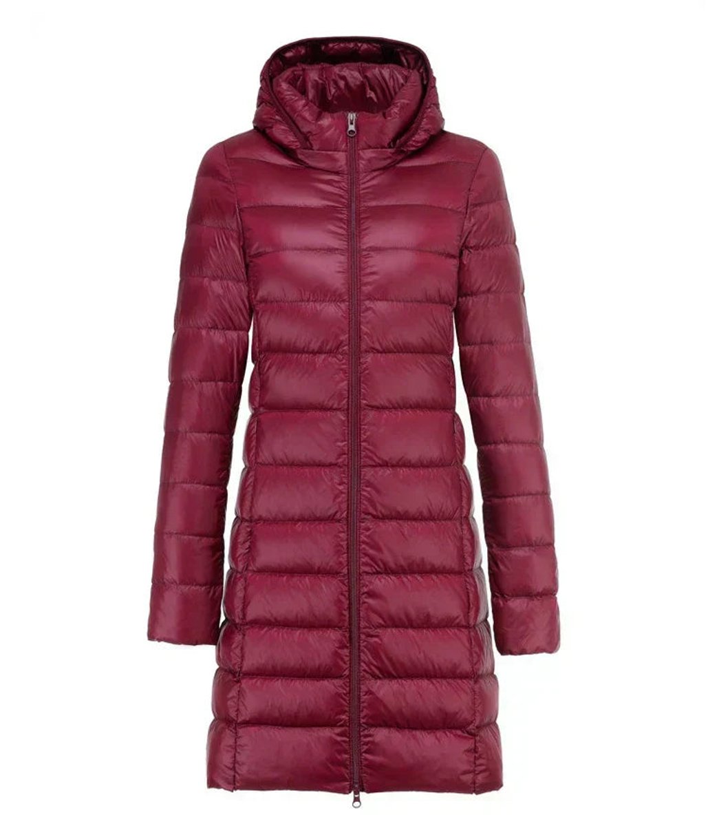 Olivia Lange Pufferjas met Capuchon