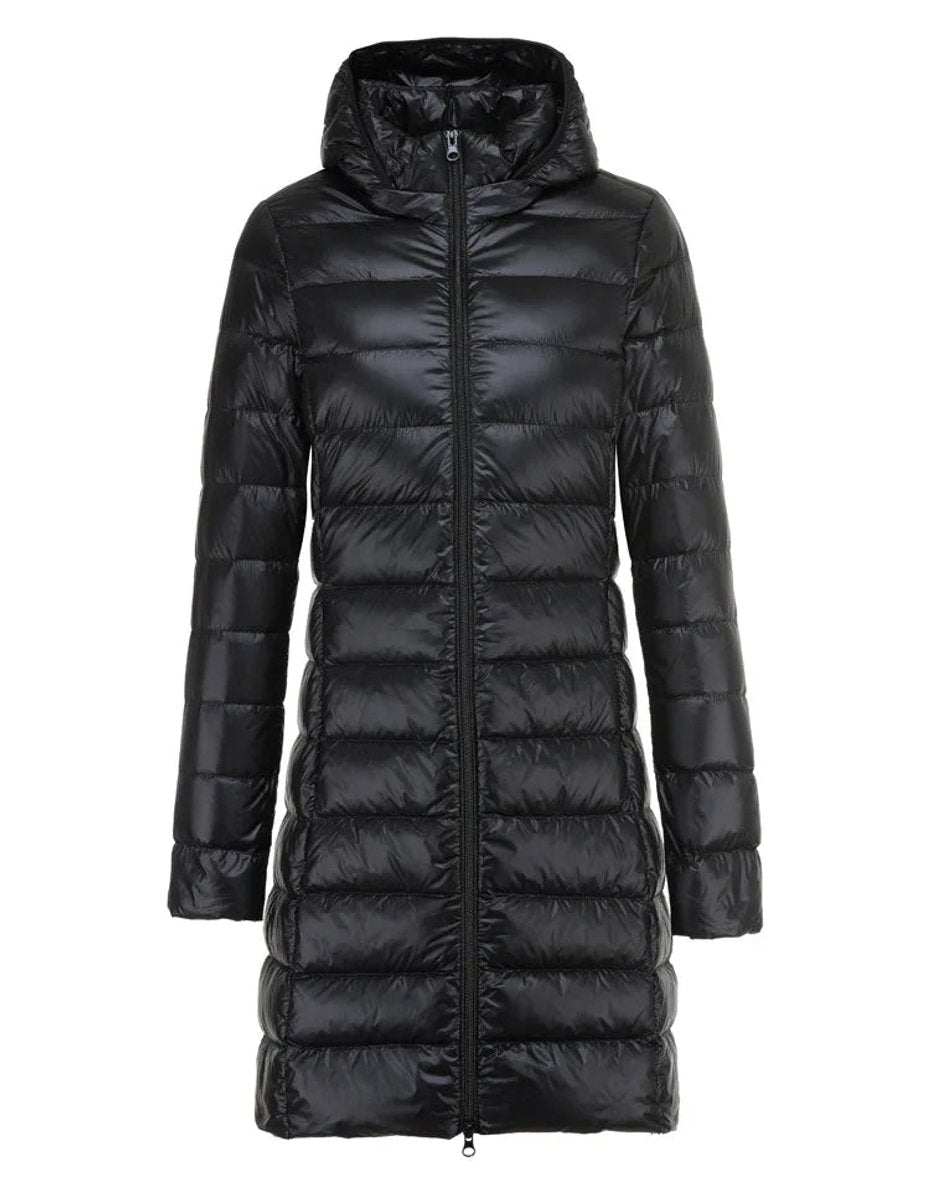 Olivia Lange Pufferjas met Capuchon