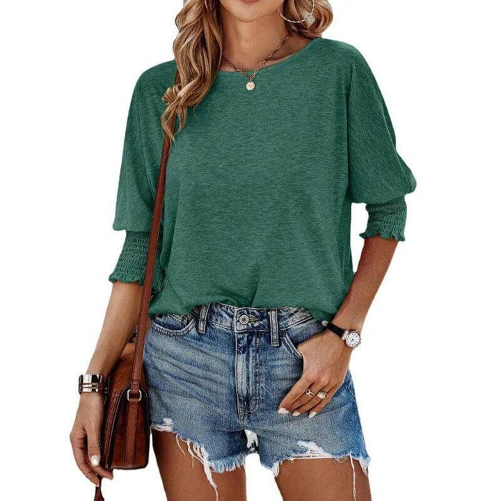 Aria Lange Blouse met Drapering