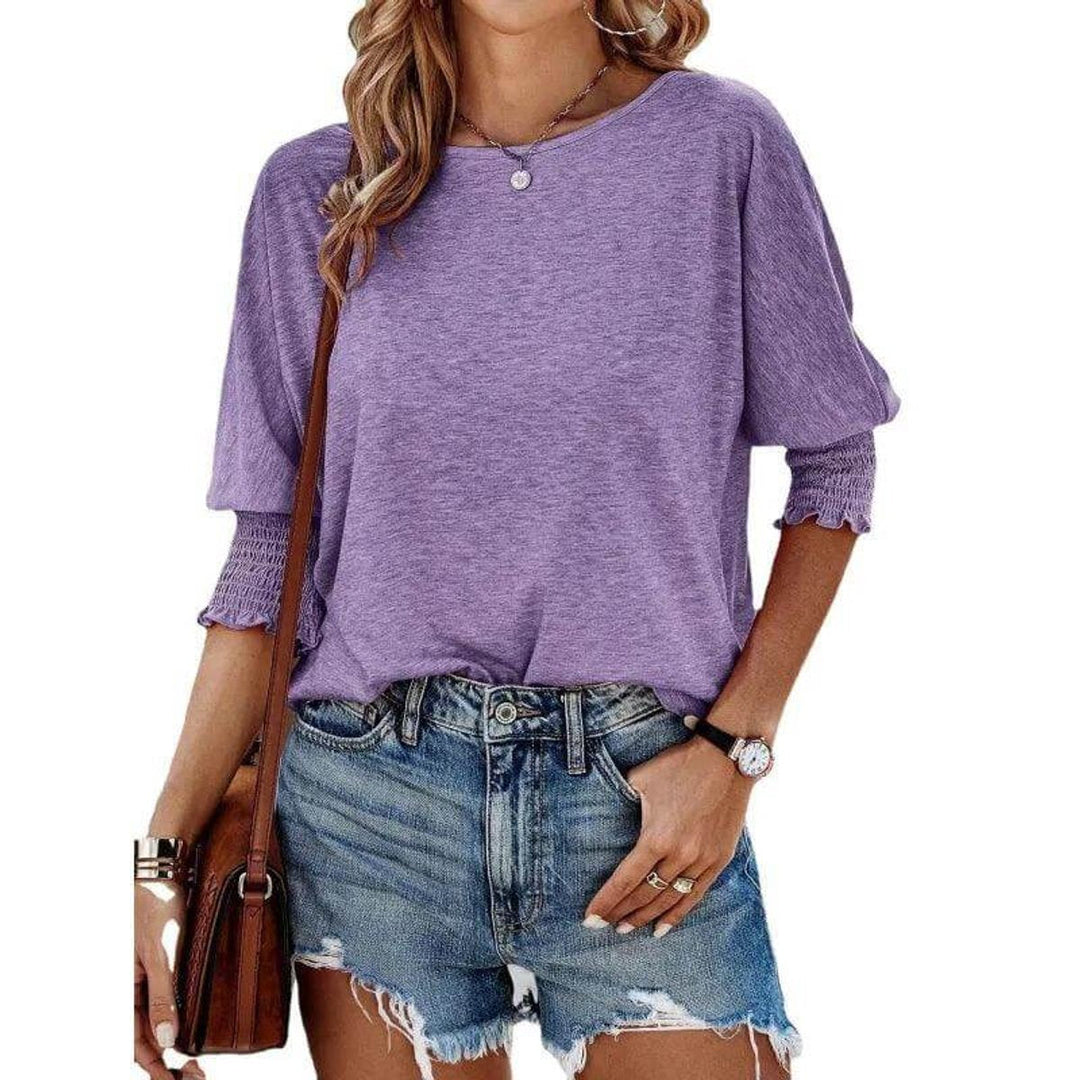 Aria Lange Blouse met Drapering