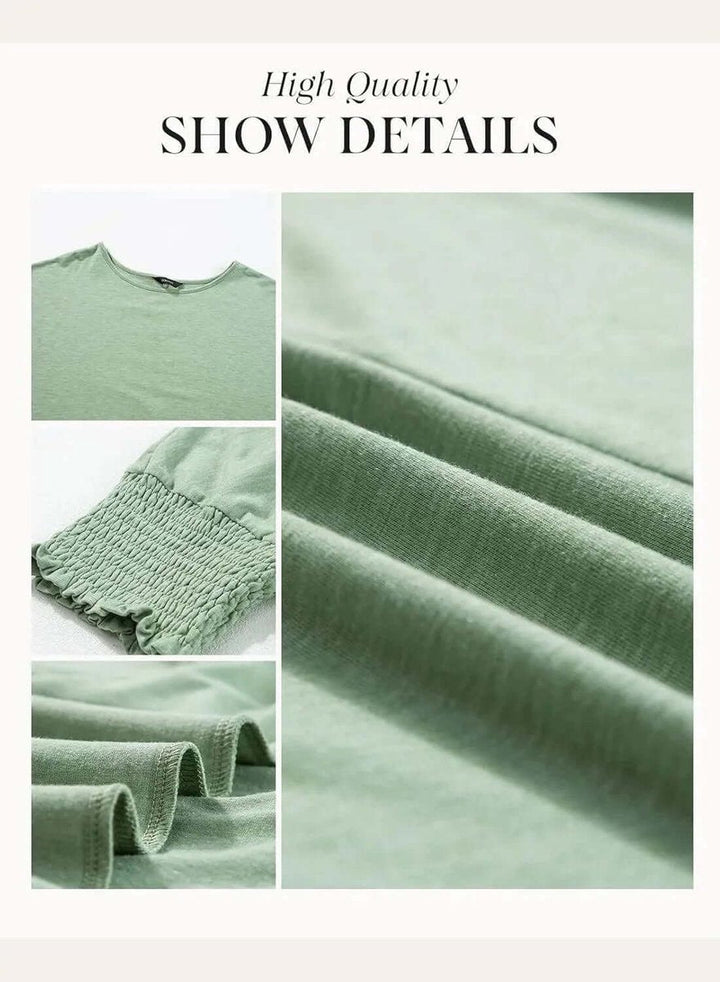 Aria Lange Blouse met Drapering