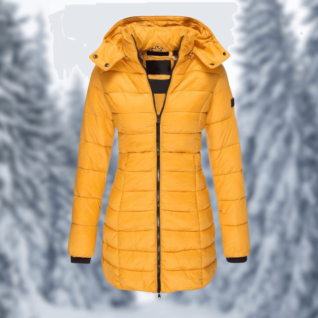Lily Halflange Pufferjas met Capuchon