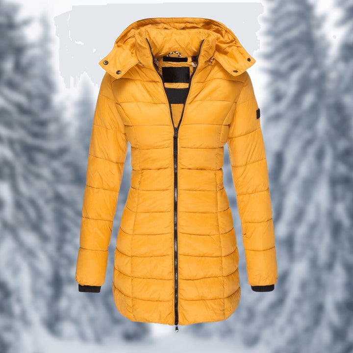 Lily Halflange Pufferjas met Capuchon