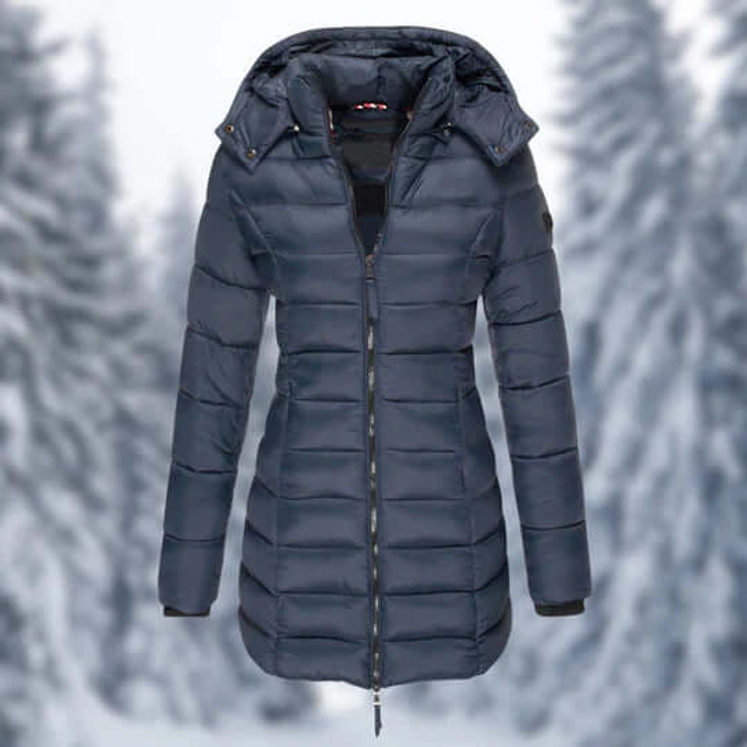 Lily Halflange Pufferjas met Capuchon