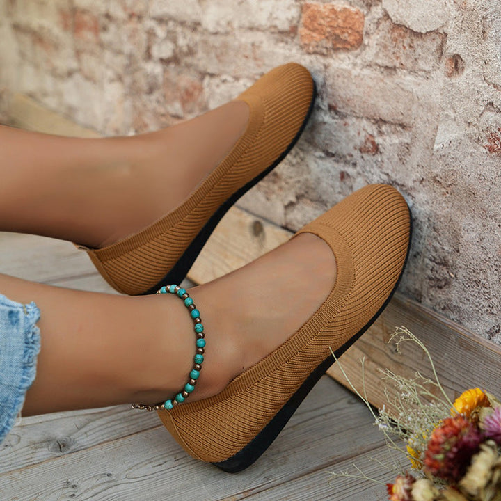 Willow Gebreide Loafers met Voetboogsteun