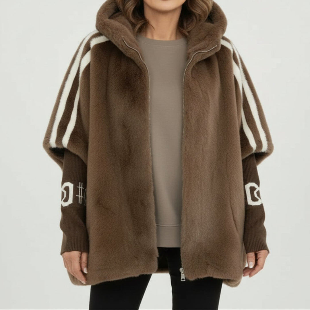 Amelia Nepbont Winterjas met Capuchon