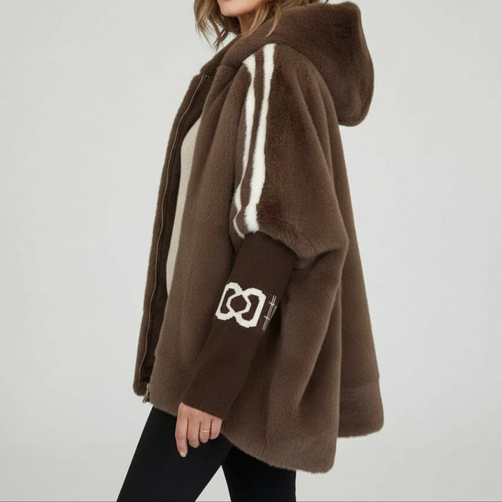 Amelia Nepbont Winterjas met Capuchon