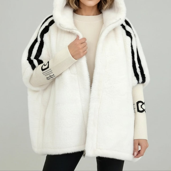 Amelia Nepbont Winterjas met Capuchon
