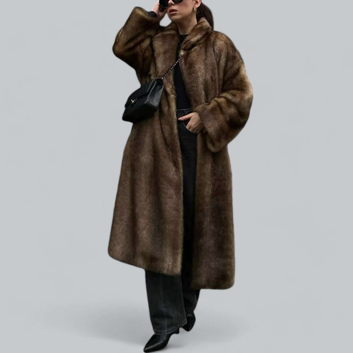 Sophie Lange Nepbont Trenchcoat met Nepbontkraag