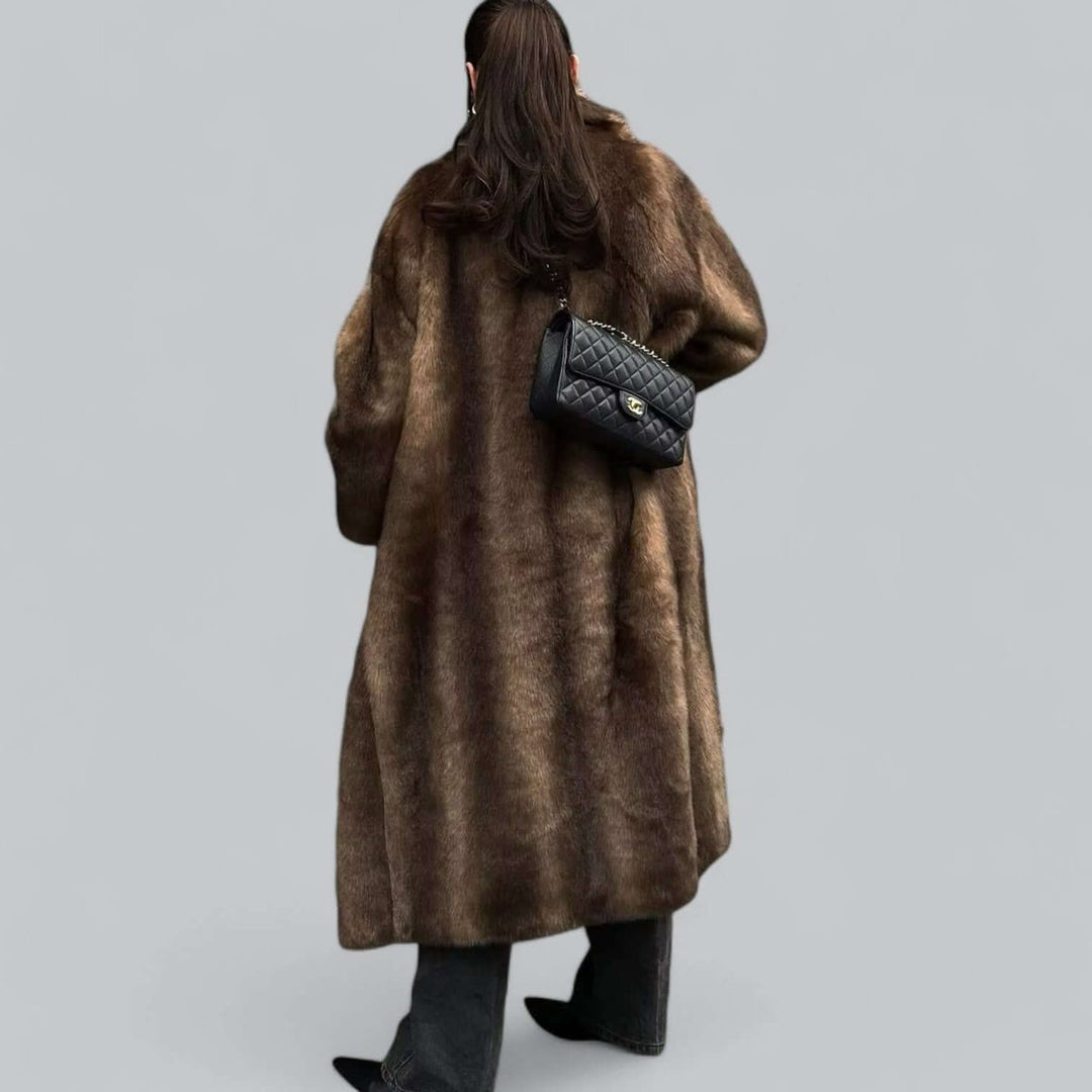Sophie Lange Nepbont Trenchcoat met Nepbontkraag