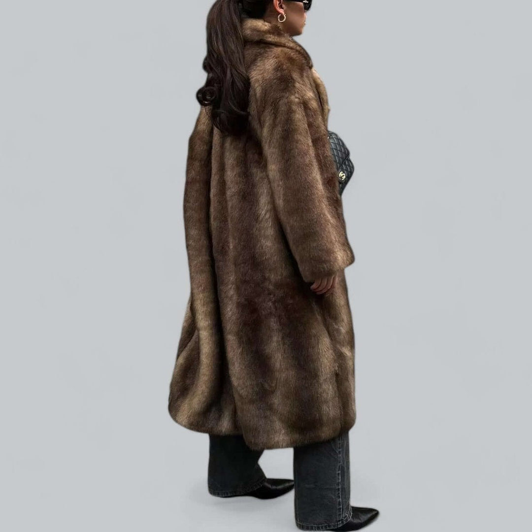 Sophie Lange Nepbont Trenchcoat met Nepbontkraag