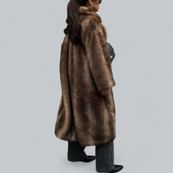 Sophie Lange Nepbont Trenchcoat met Nepbontkraag
