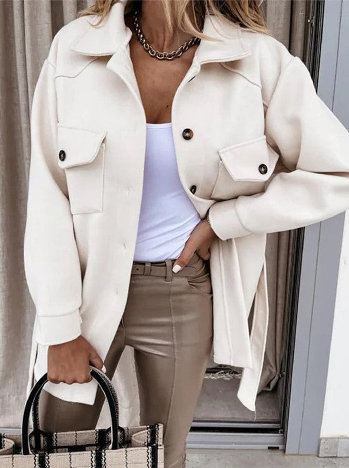 Willow Wollen Overshirt met Knoopsluiting