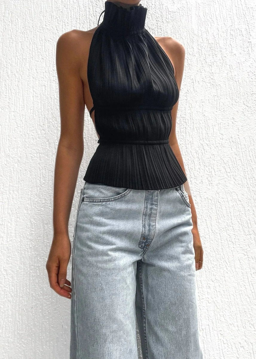 Amelia Blouse met Rolkraag