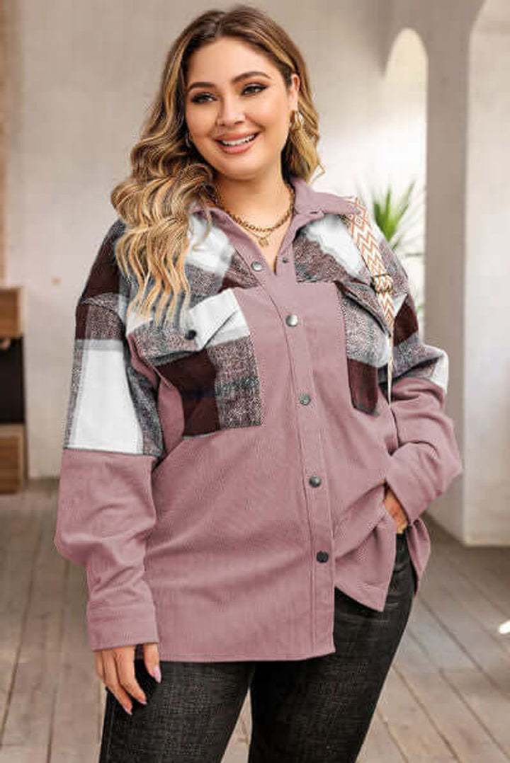 Freya Overshirt met Ruitprint