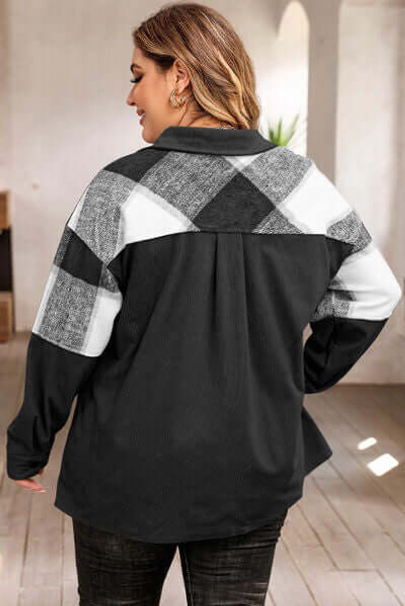 Freya Overshirt met Ruitprint