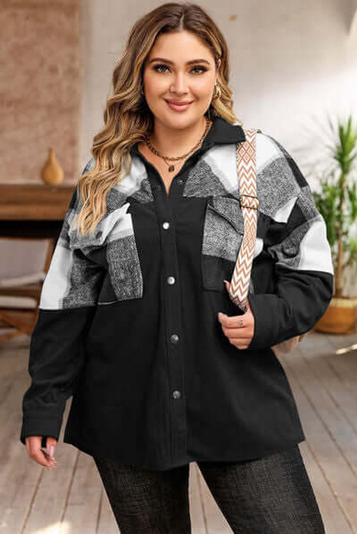 Freya Overshirt met Ruitprint