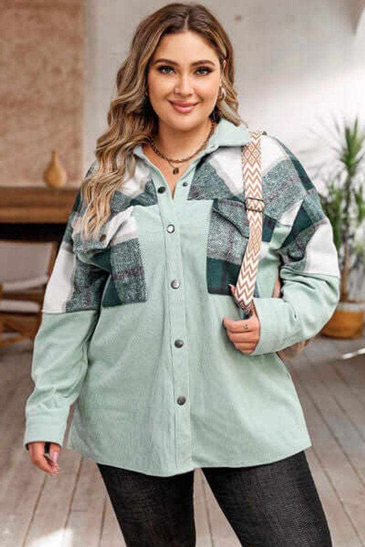 Freya Overshirt met Ruitprint