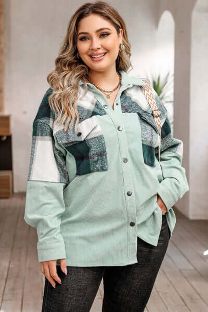 Freya Overshirt met Ruitprint