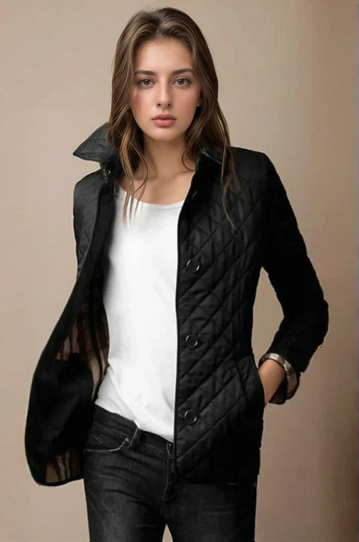 Olivia Pufferjas met Knoopsluiting