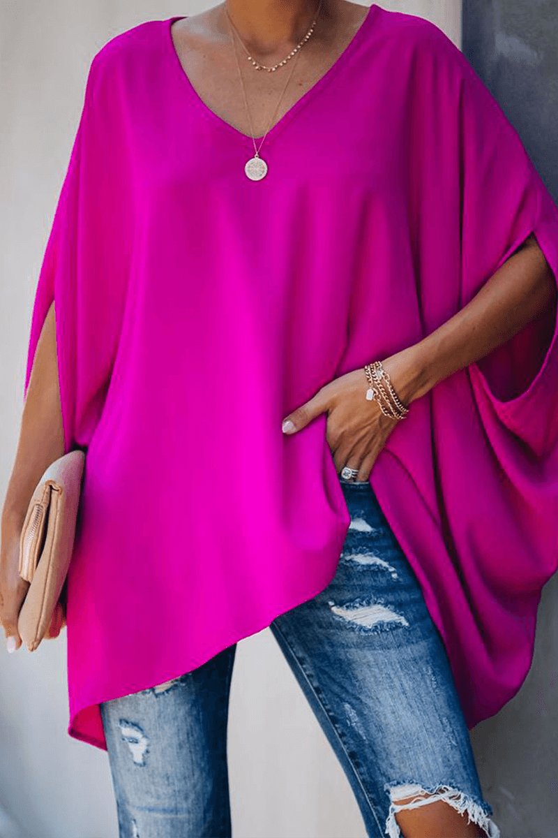 Freya Lange Blouse met V-hals