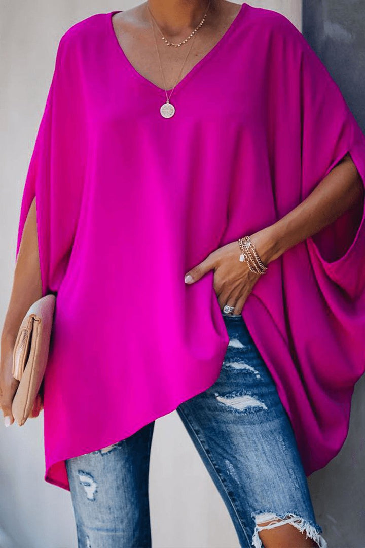 Freya Lange Blouse met V-hals