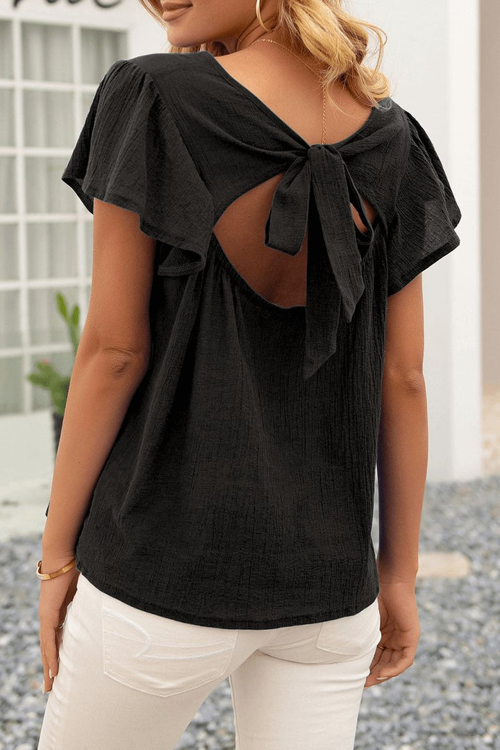 Sophie Blouse met Ronde Hals