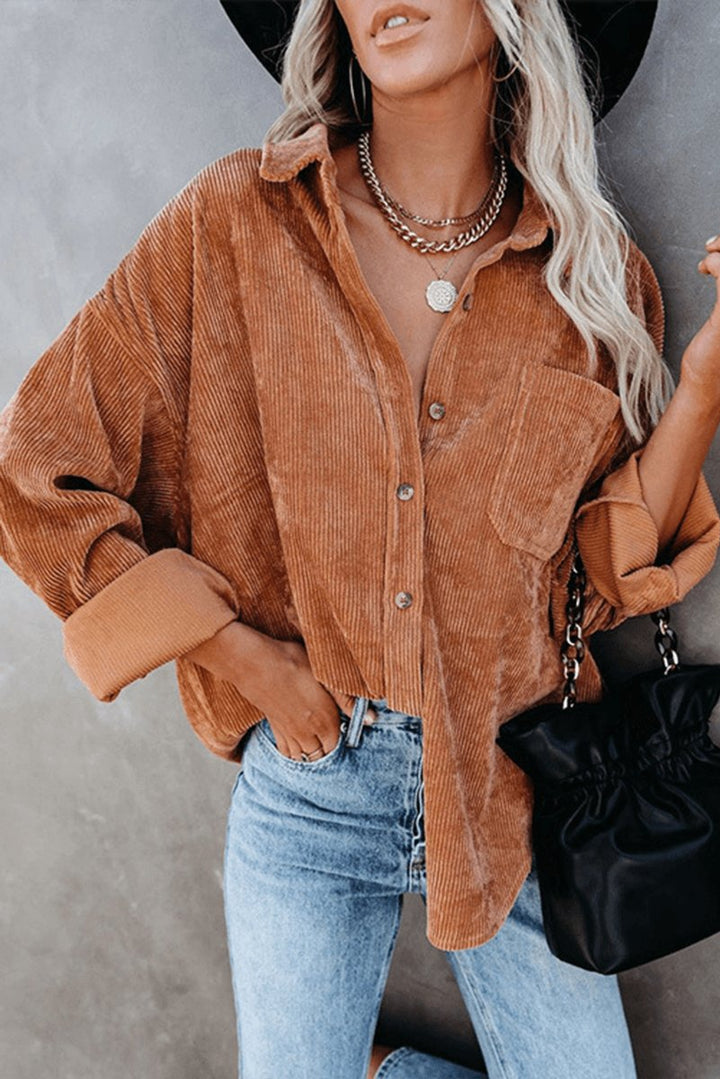 Isla Lange Katoenen Blouse