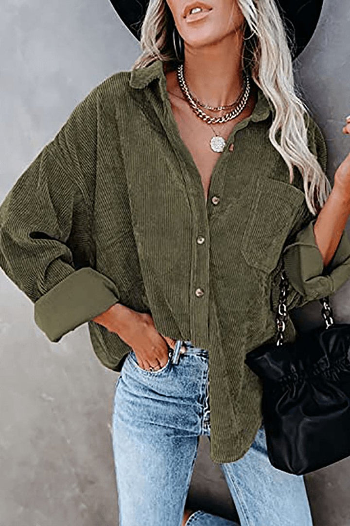 Isla Lange Katoenen Blouse