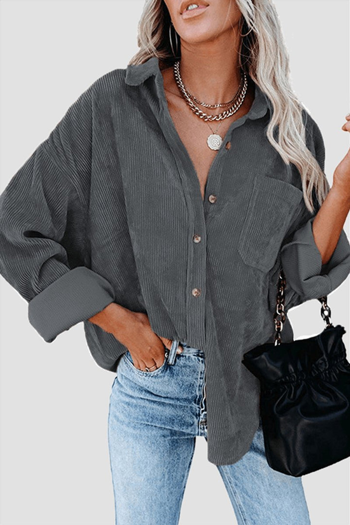 Isla Lange Katoenen Blouse