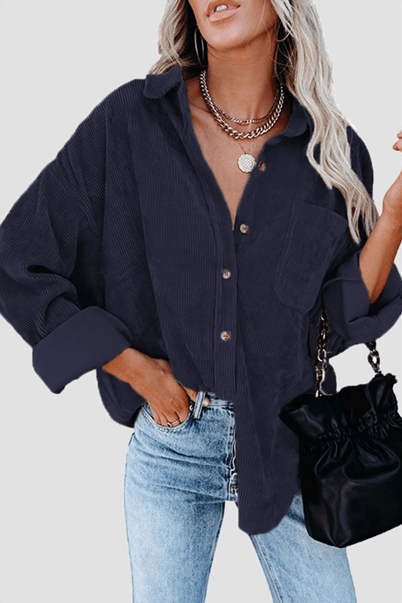 Isla Lange Katoenen Blouse