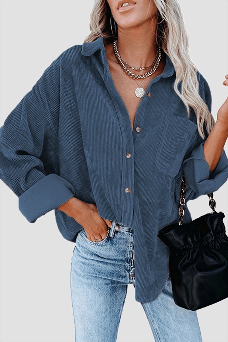 Isla Lange Katoenen Blouse