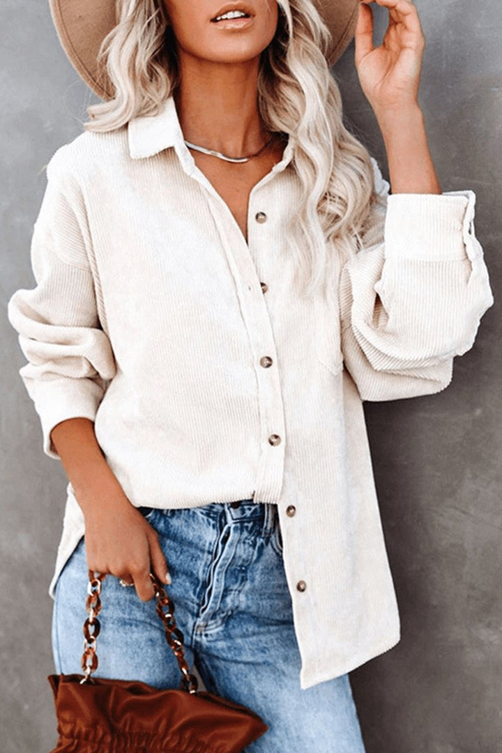 Isla Lange Katoenen Blouse