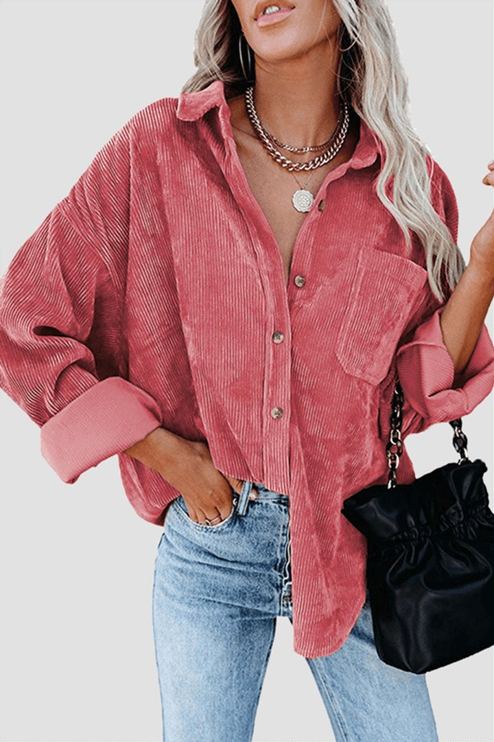 Isla Lange Katoenen Blouse