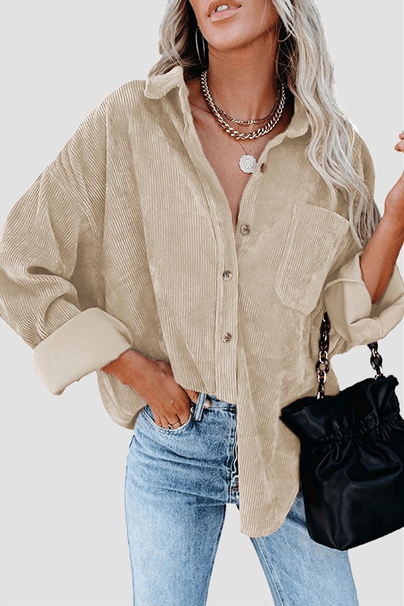 Isla Lange Katoenen Blouse