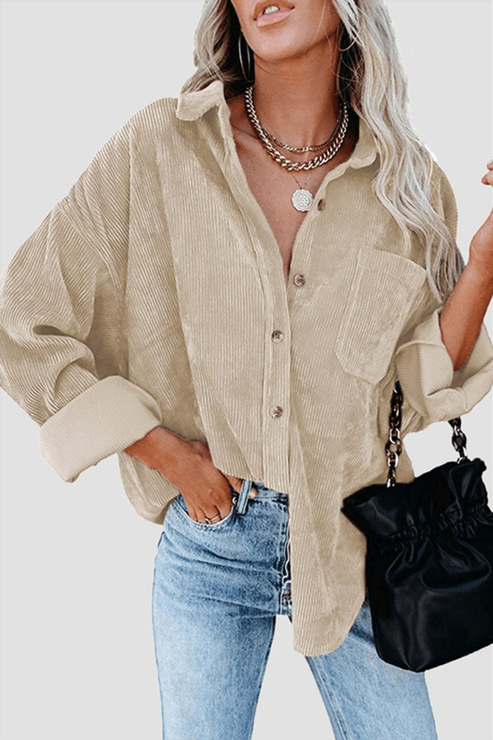 Isla Lange Katoenen Blouse
