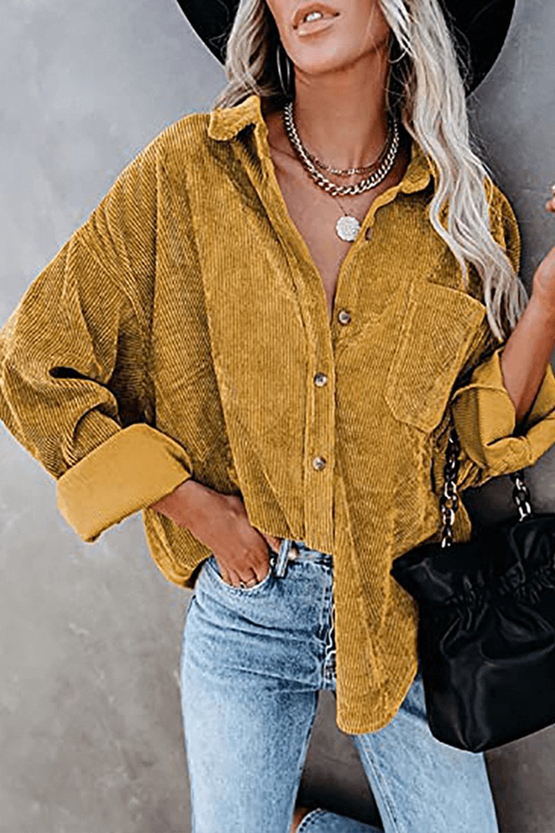 Isla Lange Katoenen Blouse