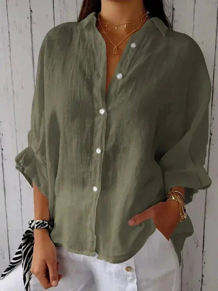 Aria Lange Linnen Blouse