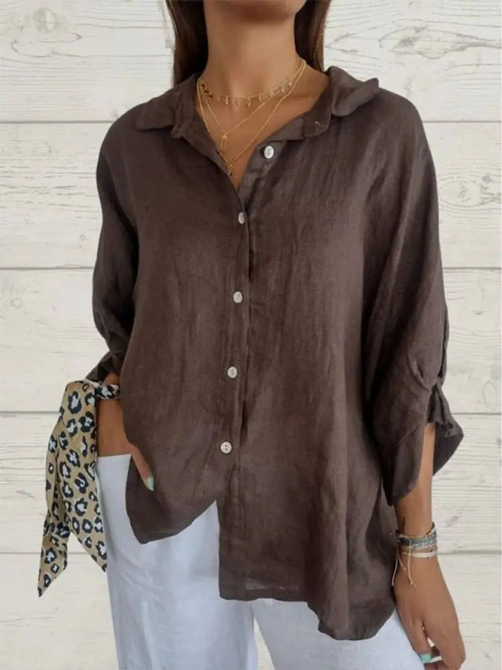 Aria Lange Linnen Blouse