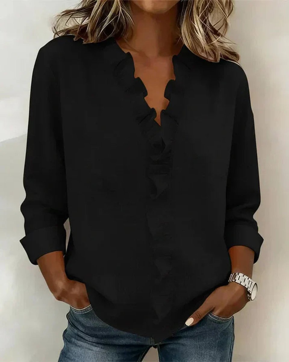 Freya Lange Blouse met V-hals