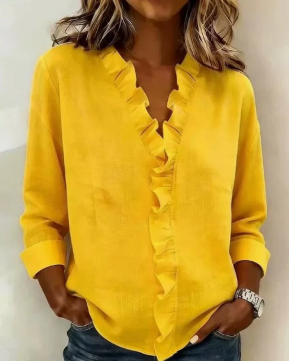 Freya Lange Blouse met V-hals
